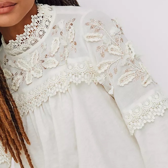 Anthropologie Jemma Lace Blouse - Picture 6 of 12